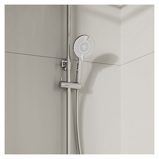 Лейка для душа Milardo Rora, 4 режима, хром фото