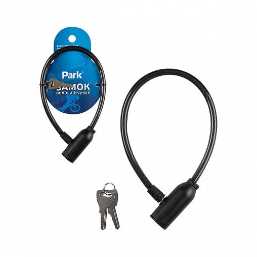 Замок велосипедный Park, 8 x 350 мм фото