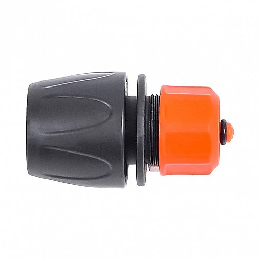 Коннектор для шлангов Жук, с аквастопом, 1/2" фото