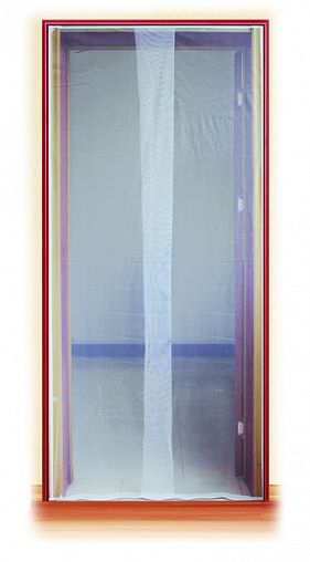 Москитная сетка Рыжий кот MDN-02, на липучке, 1 x 2,1 м, белая фото