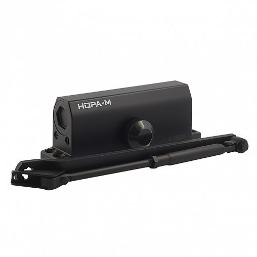 Доводчик дверной Нора-М 450 Isparus, для дверей 120 - 170 кг, черный фото