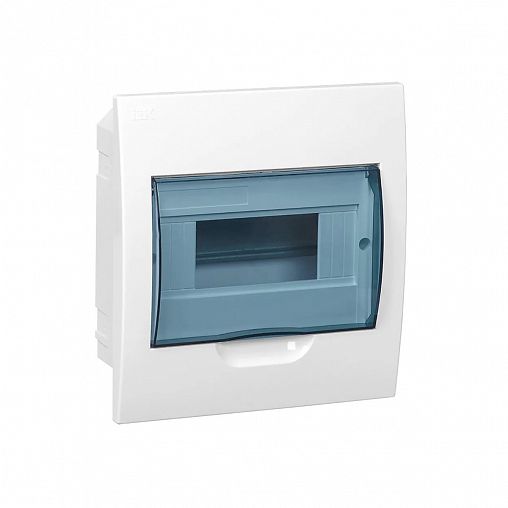 Щиток распределительный навесной IEK Krepta 3 ЩРВ-П-8 MKP12-N, 8 модулей, пластиковый, белый фото