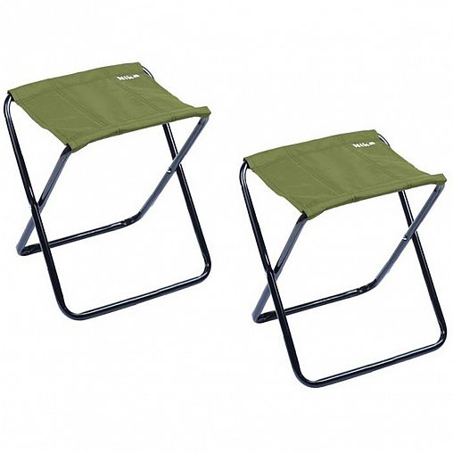 Набор стульев походных складных Nika НПС Хаки, 2 шт в сумке фото