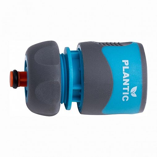 Коннектор для шлангов Plantic by Fiskars light, с аквастопом, 1/2" фото