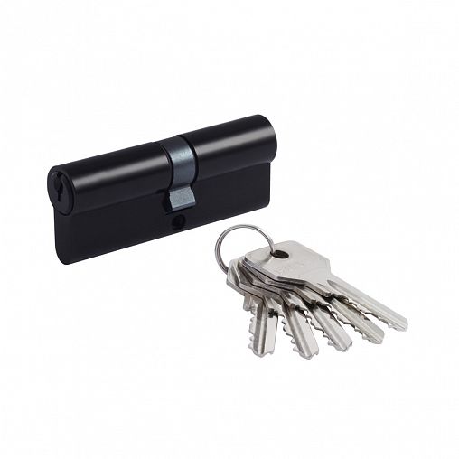 Цилиндровый механизм Нора-М STD Z Л-80 (40-40), ключ/ключ, черный фото