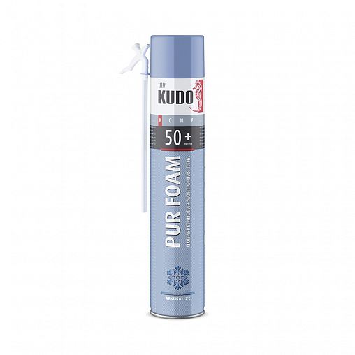 Бытовая монтажная пена Kudo Home 50+, всесезонная, 1000 мл фото
