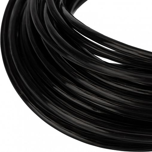 Трос стальной в ПВХ оплетке Rexant, D 2,5 мм, 20 м, черный фото