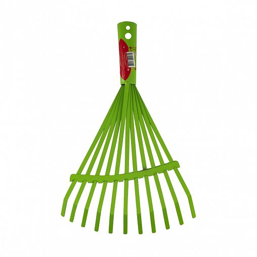 Грабли веерные Feona, металлические, 11 зубьев, 300 мм фото