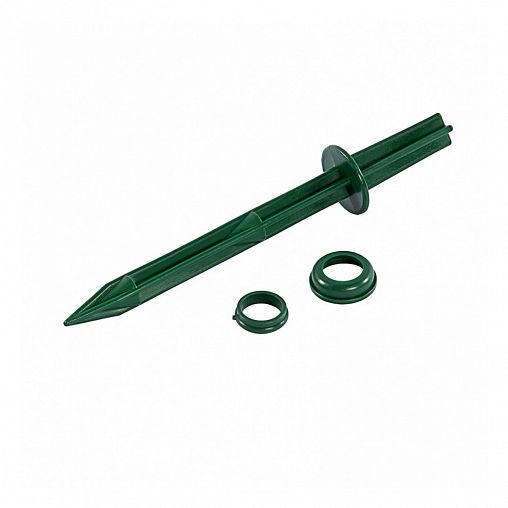 Колышки садовые Palisad, с установочными кольцами, 20 см, 10 шт фото