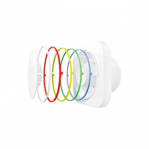 Вентилятор осевой вытяжной Era Disc 4C, с обратным клапаном, d 100, 17 ...