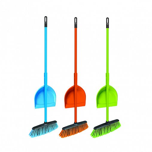 Набор для уборки York Azur Тандем, щетка и совок фото