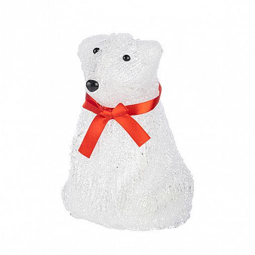 Фигурка светодиодная Волшебная страна Мишка, 16 LED ламп, 12,8 x 11,8 x 16 см фото