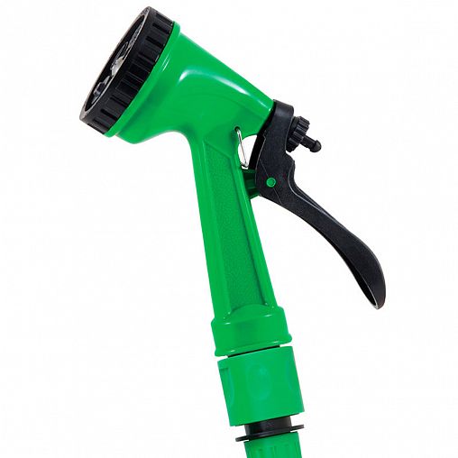 Набор для полива Park, шланг растягивающийся 1/2", 30 м, соединители, адаптер, пистолет фото