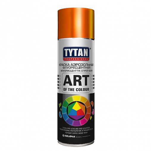 Аэрозольная флуоресцентная краска Tytan Professional Art of the colour, 400 мл, RAL 1011, оранжевая фото