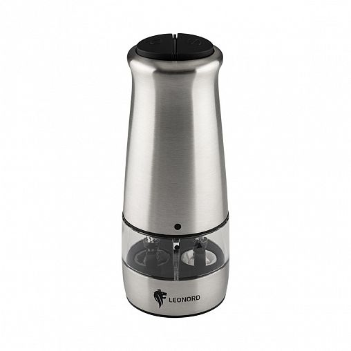 Электромельница для специй Leonord LE-1701, серебро фото