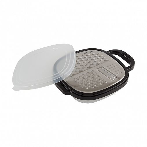 Терка с контейнером и крышкой Mallony GR-228B, 24,5 x 19 x 6 см фото