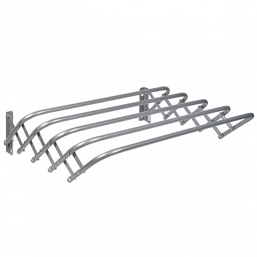 Сушилка для белья настенная Nika, сушильное полотно 2,2 м, серая фото