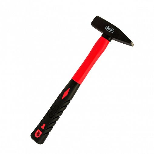 Молоток слесарный Кедр, стеклопластиковая обрезиненная ручка, 200 г фото