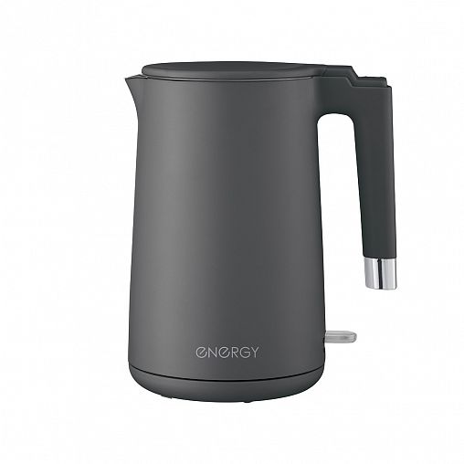 Чайник электрический Energy E-215, двойной корпус, 1,7 л, серый фото