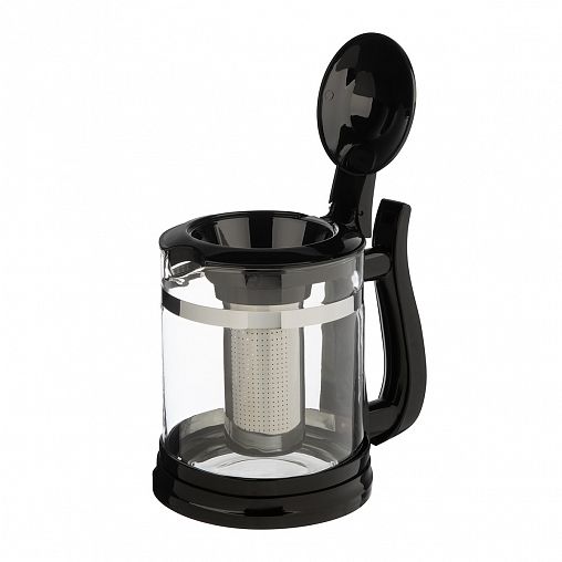 Чайник заварочный Mallony Fabriano, стеклянный, с фильтром, 1,6 л фото