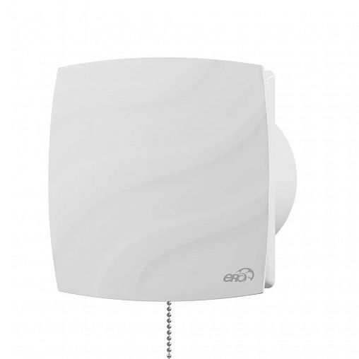 Вентилятор осевой вытяжной Era WAVE 100-02, с тяговым выключателем, D 100 мм, 14 Вт фото