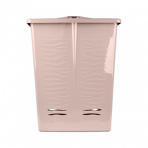 Корзина для белья Keeplex Regular, с крышкой, 60 л, бежевый топаз фото