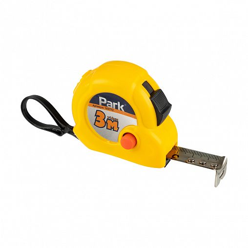 Рулетка Park, с фиксатором, 3 м x 16 мм фото