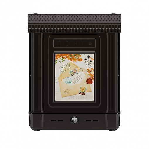 Почтовый ящик с замком Альтернатива, 38,5 x 31 x 8 см, коричневый фото