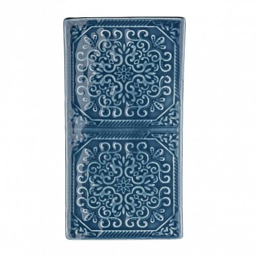 Стакан для зубных щеток Рыжий кот Марокко, синий фото