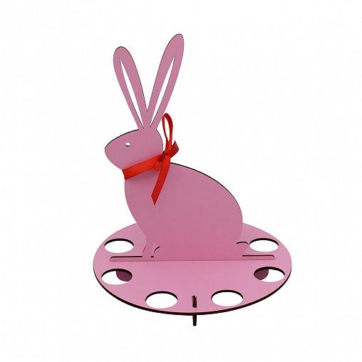 Подставка для яиц Мультидом Зайка, d 20 см фото