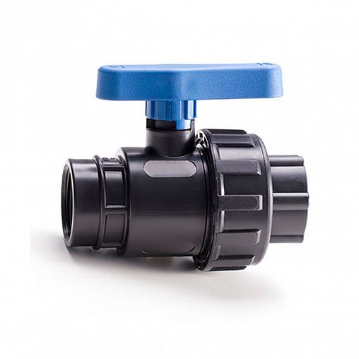 Кран шаровой для ПНД труб Lammin, внутренняя/внутренняя резьба, 1/2" фото