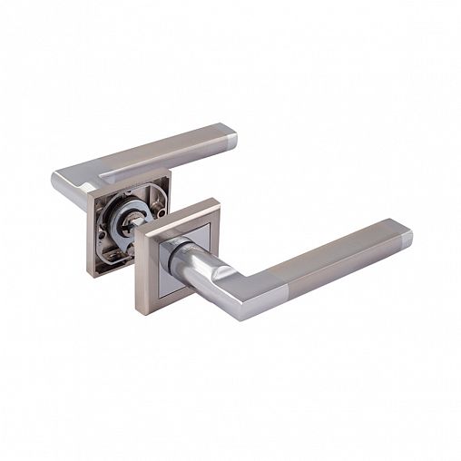 Ручка дверная Нора-М 108К AL, матовый никель фото