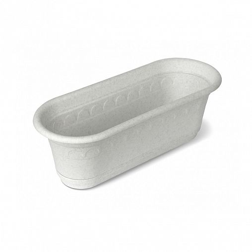 Горшок для кактусов Martika Колывань, 302 x 123 x 101 мм, мраморный фото