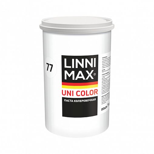 Колеровочная паста Linnimax Uni Color 77 Reinweiss, 1 л фото