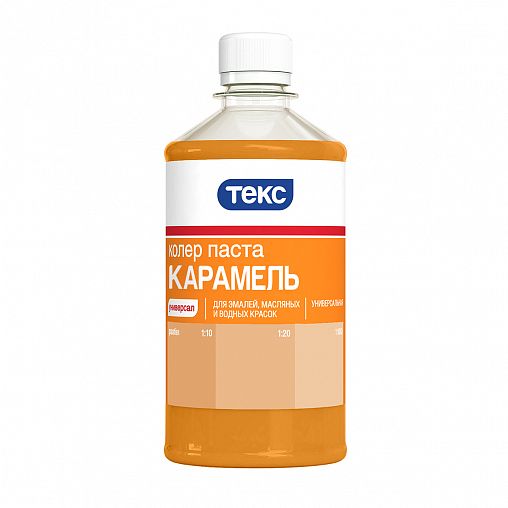 Колер паста Текс Универсал №22, карамель, 0,5 л фото