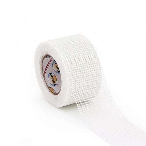 Серпянка Aviora, самоклеящаяся, 50 мм x 90 м, белая фото