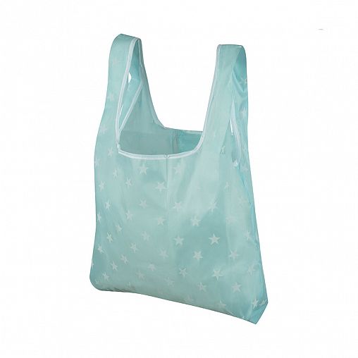 Сумка складная Рыжий кот Оксфорд Бирюзовая, полиэстер, 35 x 55 см фото