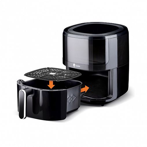 Мультипечь-аэрогриль Leonord LE-1708, 1500 Вт, чаша 5 л, черная фото