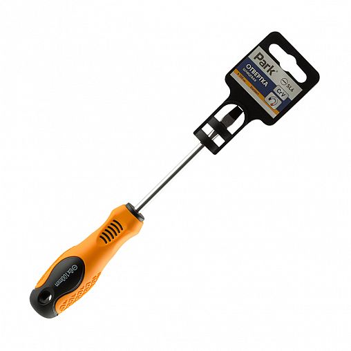 Отвертка шлицевая магнитная Park Standart, SL6 x 100 мм фото