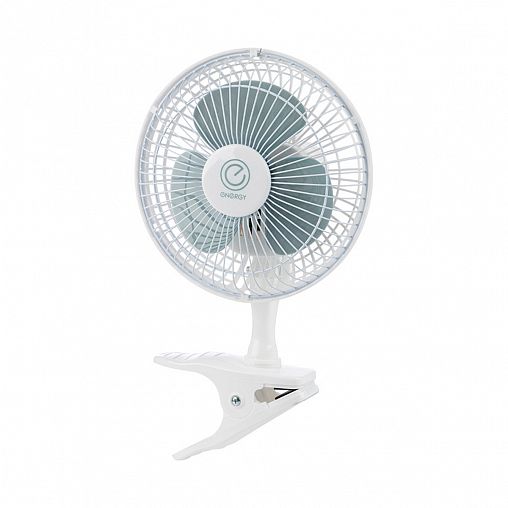 Вентилятор настольный Energy EN-0602, с прищепкой, 15 Вт, 2 скорости, белый фото