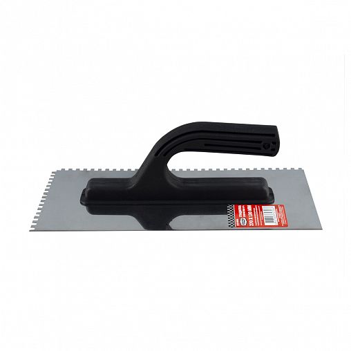 Гладилка зубчатая Кедр, нержавеющая сталь, 270 x 130 мм, зуб 4 x 4 мм фото