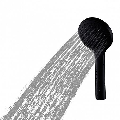 Лейка для душа Fashun A023-7, 5 режимов, черная фото