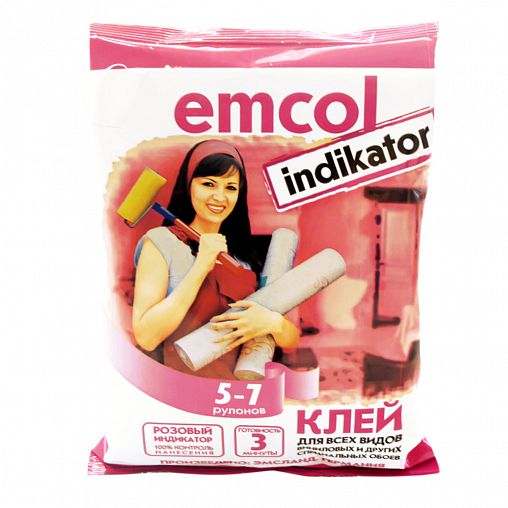 Клей для виниловых обоев Emcol Indikator, 200 г фото