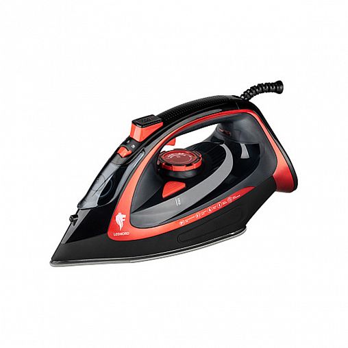 Утюг Leonord LE-1805, 2600 Вт, подошва керамическая, красно-черный фото
