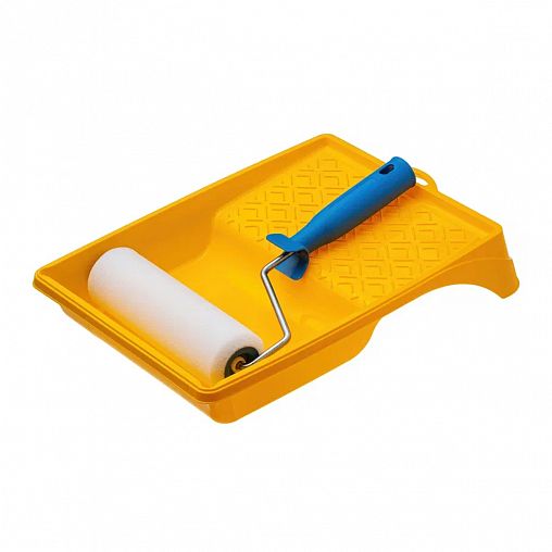 Набор малярный Акор Стандарт, валик поролоновый D60 x 180 мм с ванночкой фото