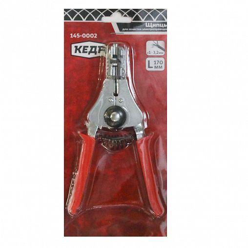 Щипцы для зачистки электропроводов (стриппер) Кедр, 1 - 3,2 мм фото
