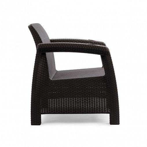 Кресло Альтернатива Ротанг плюс, 73 x 70 x 79 см, мокко фото Кресло Альтернатива Ротанг плюс, 73 x 70 x 79 см, мокко фото