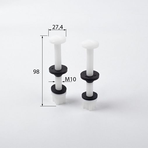 Крепление бачка к унитазу IDDIS, с гайкой М10 «барашек», 2 шт фото