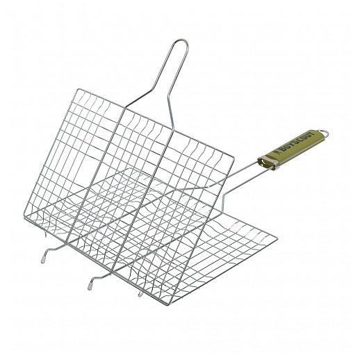 Решетка-гриль Boyscout + веер для мангала, 33 x 22 x 2,5 см фото