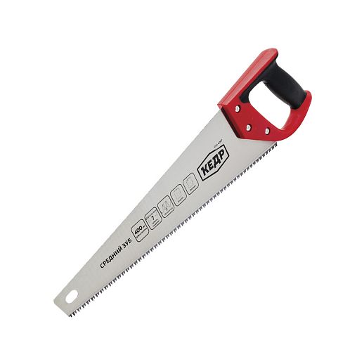 Ножовка по дереву Кедр, 400 мм, средний зуб, 3D заточка, 7 TPI фото